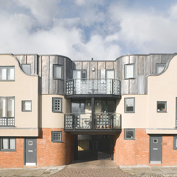 New flats & townhouses, Castle Hill, Cambridge